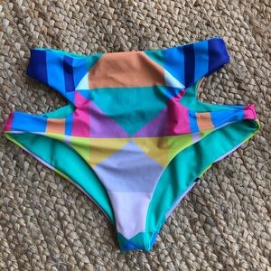Mara Hoffman high waisted swim bottoms